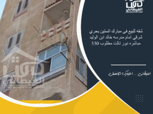 شقق مبارك الستين دمياط الجديدة – الغيطانى