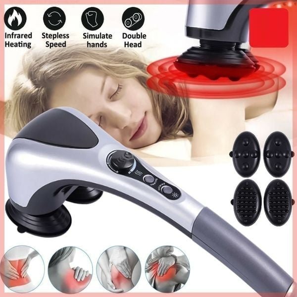 جهاز تدليك الجسم المزدوج double heads heating mass