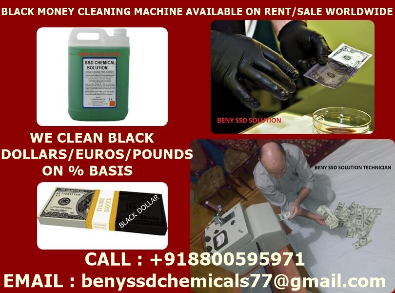 SSD SOLUTION CHEMICAL FOR CLEANING BLACK MONEY+91