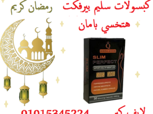كبسولات سليم بيرفكت للتخسيس وحرق الدهون