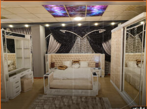 غرفه نوم مميزه وشيك باجود انواع الاخشاب الطبيعيه