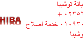 فرع صيانة توشيبا ديرب نجم 01207619993