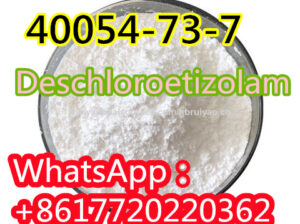 Spot goods 40054-73-7 =Deschloroetizolam