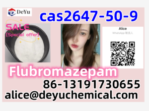 cas 2647-50-9 High quality Flubromazepam CAS 264
