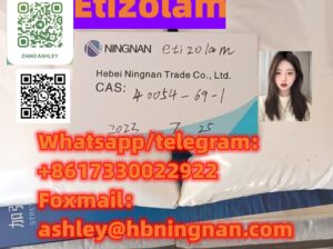 cas:40054-69-1 Etizolam superior quality Pharmaceu