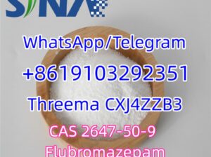 cas 2647-50-9 Flubromazepam the most popular good