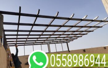 تركيب مظلات وسواتر بيوت شعر هناجر برجولات في حي ا