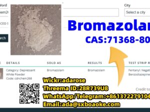 Strong benzos powder Bromazolam Alprazolam,