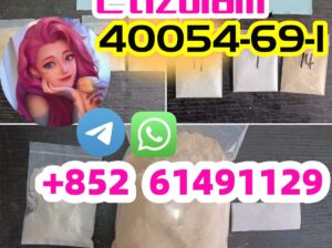 Etizolam 40054-69-1 powder WhatsApp/Telegram:+852