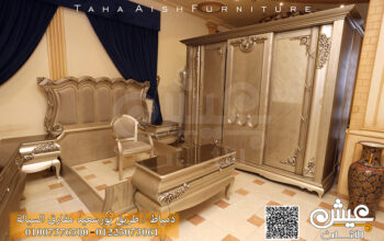 غرف نوم كلاسيك دمياط شيك داخل معرض عيش للاثاث