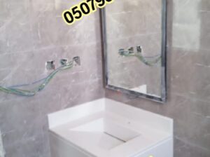 مغاسل رخام , ديكورات مغاسل حمامات جديدة