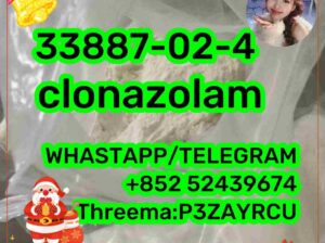 clonazolam 33887-02-4 WHASTAPP/TELEGRAM +852 52439