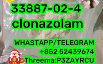 clonazolam 33887-02-4 WHASTAPP/TELEGRAM +852 52439