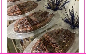 صحون حفلات, صواني خشب صواني أكريليك, مجسمات فيبر