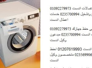 خدمة صيانة غسالات اندست فرع مدينة بدر 01096922100
