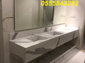 ديكورات حمامات فاخرة