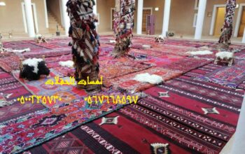 طاولات طعام مع كراسي,مكيفات دولاب ,كنب ملكية