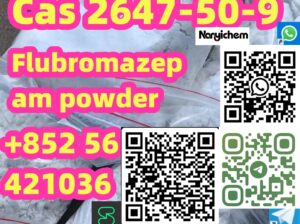 Cas 2647-50-9 Flubromazepam powder