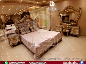 غرف نوم كلاسيك دمياط 2024 لعشاق الفخامه