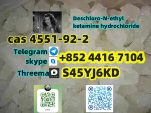 With Best Price cas4551-92-2 ketamine hydrochlorid