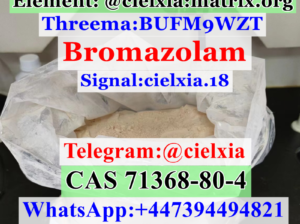New Stock CAS 71368-80-4 Bromazolam Fast Delivery