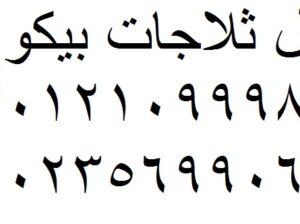 صيانة ديب فريزر بيكو فرع المهندسين 01095999314