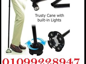 العكاز السحرى قابل للطى ومزود بكشاف اضاءة لكبار