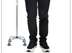 عكاز طبي رباعي الأرجل لكبار السن