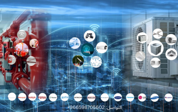 كاميرات المراقبة والسنترالات والسيرفرات وتمديد شبك
