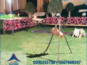 جلسات مركاز, جلسات خشب,جلسات شعبية, طاولات دائرية