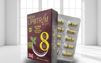 كبسولات #ليبوتريم _LIPOTRIM_احمر كرتون 40 كبسولة: