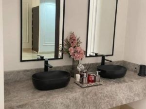 مغاسل رخام ، ديكورات مغاسل الحمامات جميلة وفاخرة