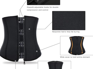 حزام 5 سوستة لتنحيف وشد البطن