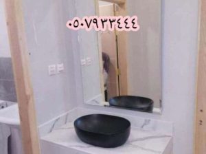 مغاسل رخام , ديكورات حمامات فاخرة